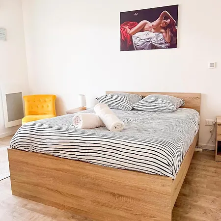 Chouette Appartement Pres De L'Arena Et De La Gare Centre De Reims Apartament